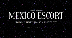Desktop Screenshot of mexico-escort.com