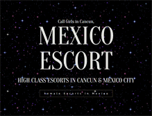 Tablet Screenshot of mexico-escort.com